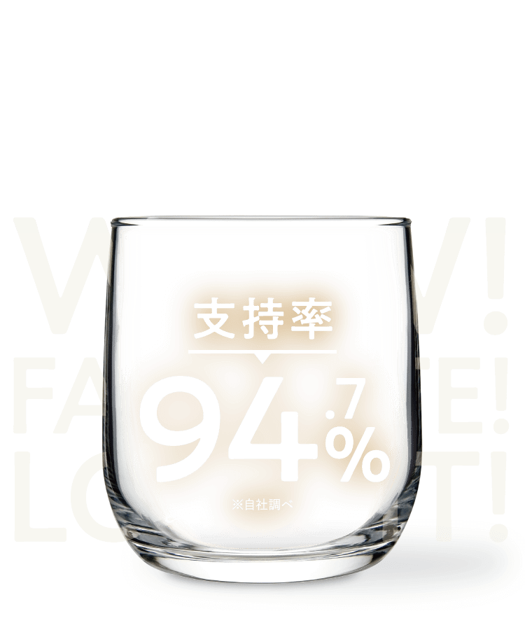 支持率94.7%